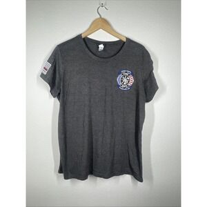 Reedy Creek Fire Rescue Walt Disney World T Shirt Cast Member Women's XXL Gray